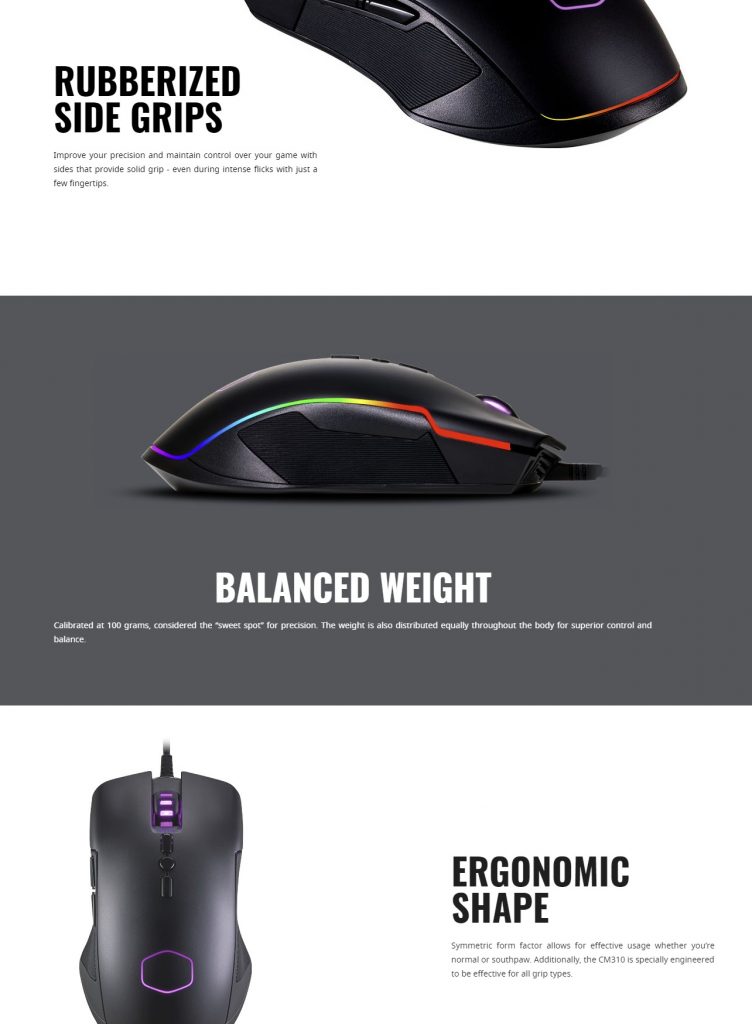 The New Cooler Master CM310 Mouse