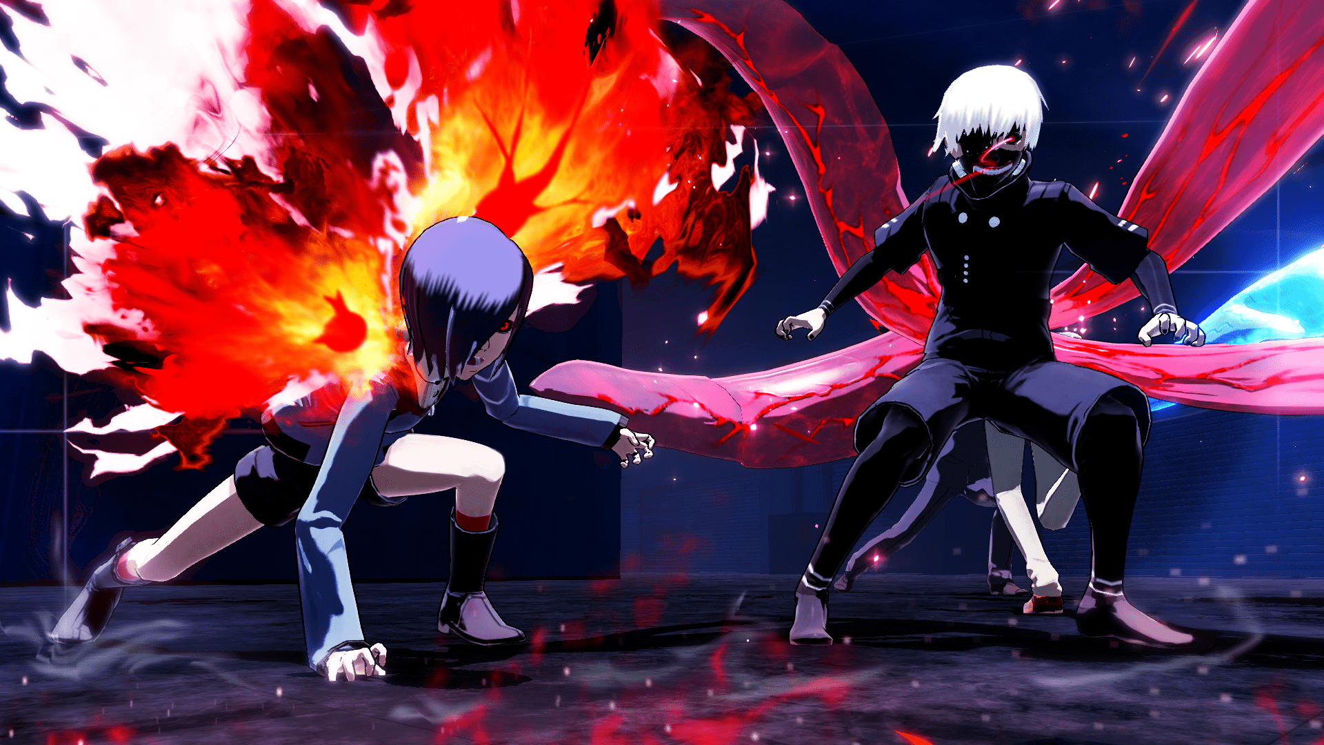 Available Now on PS4 & PC, TOKYO GHOUL: re CALL to EXIST is out now! Get  ready for fast-paced online play in 4-vs-4 Ghoul vs Investigator teams.