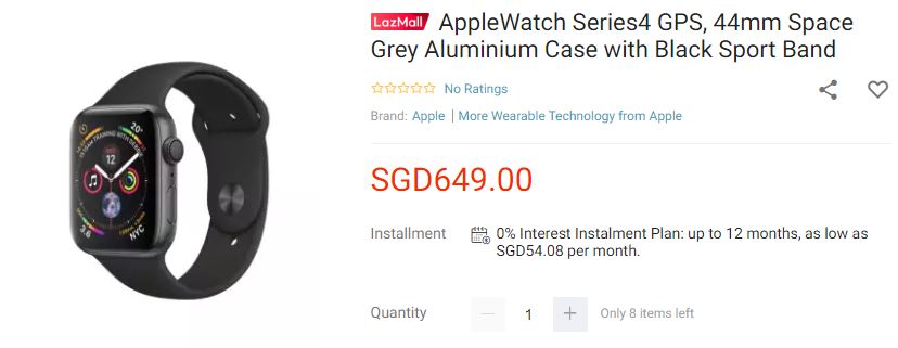 apple watch series 4 lazada