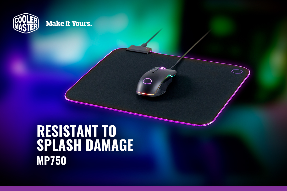 Stuwkracht solide Oranje Cooler Master Announces the MP750 Soft RGB Mousepad - The Tech Revolutionist