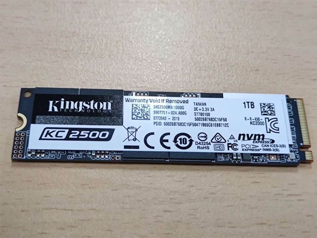 Nvme m2 kingston 1tb