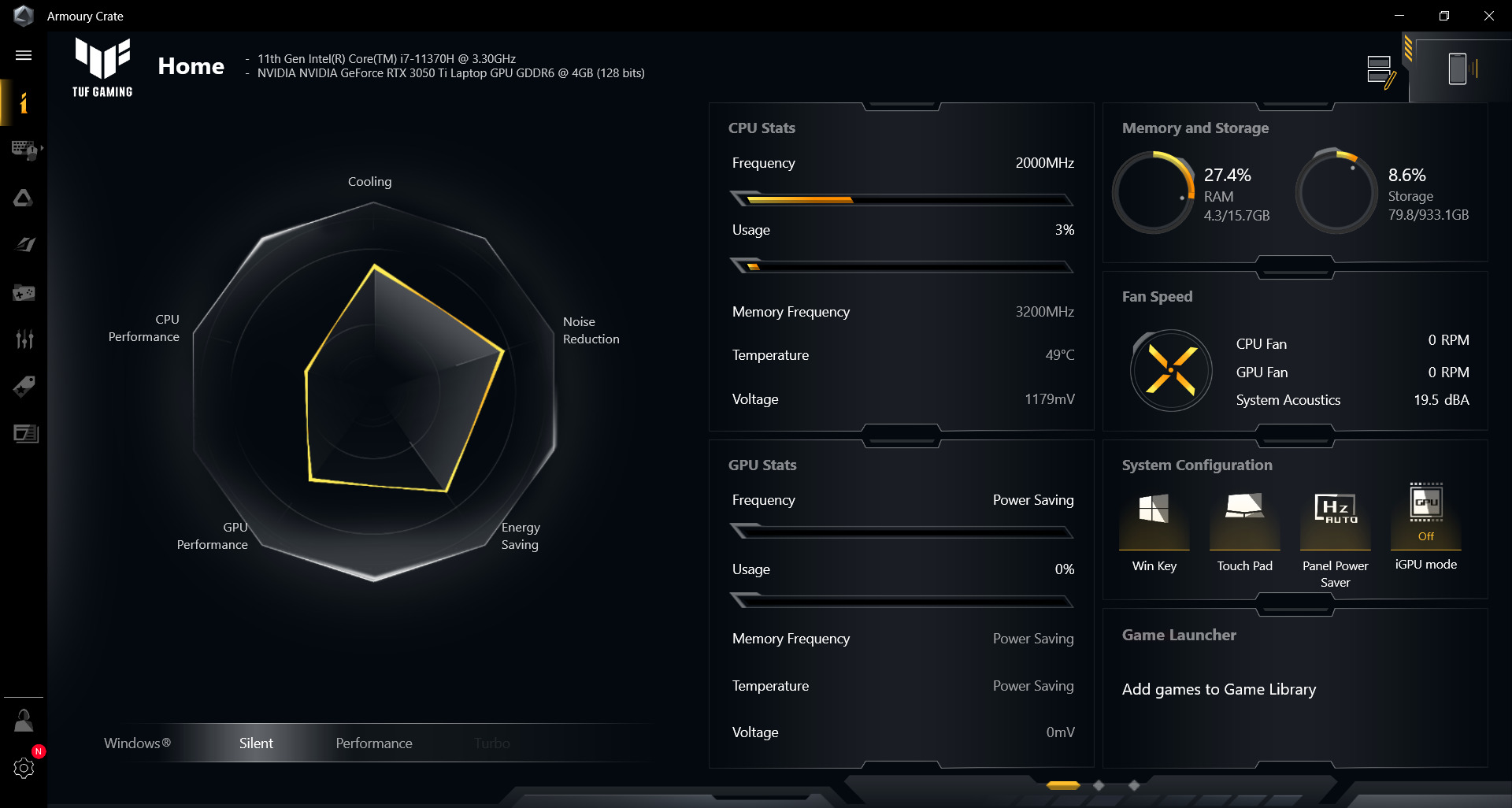 asus software fan control