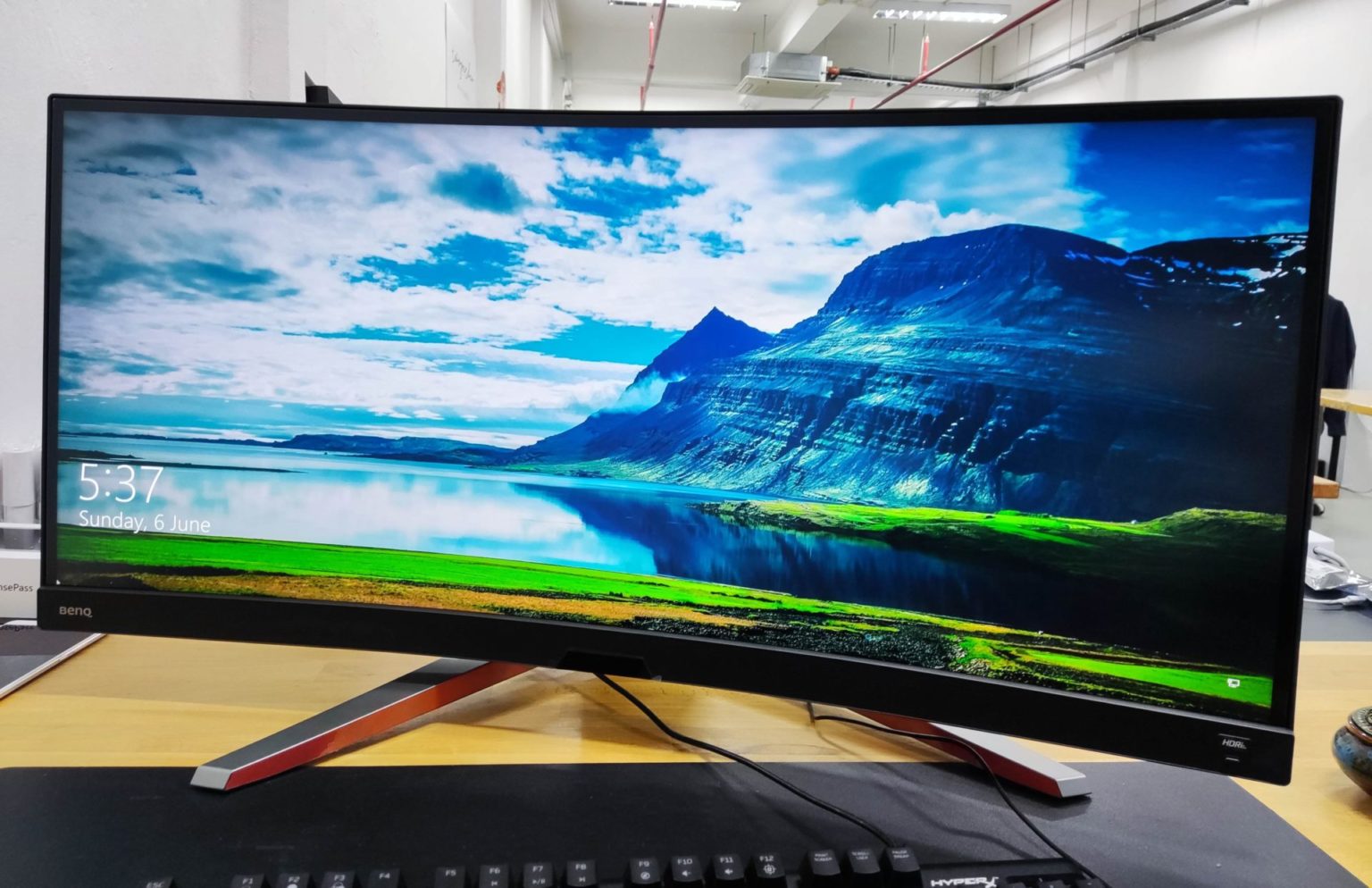 WFH PC Monitor Upgrade - BenQ MOBIUZ EX3415R Ultrawide Curved Gaming ...