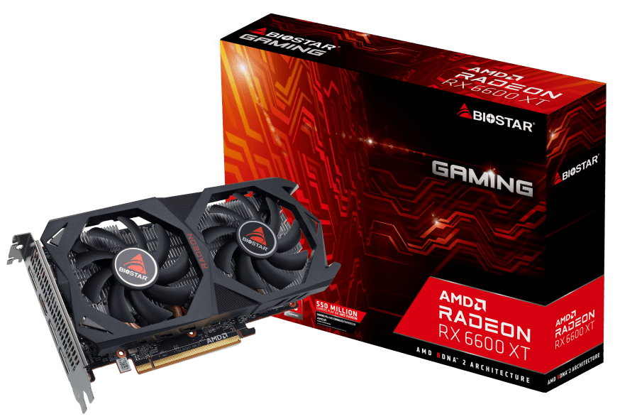 Biostar annonce sa Radeon RX 6600 8 Go pour du gaming en Full HD