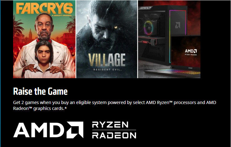 AMD Ryzen and AMD Radeon Raise the Game Bundle