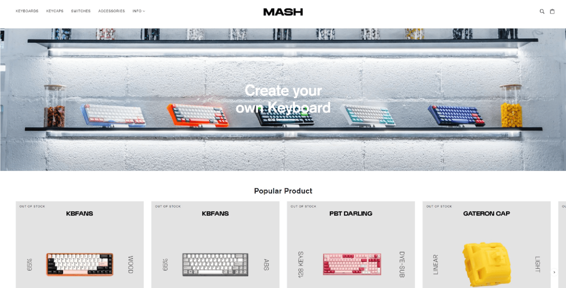 Experience building your own Custom Keyboard with Mash Singapore's Custom Keyboard Specialists