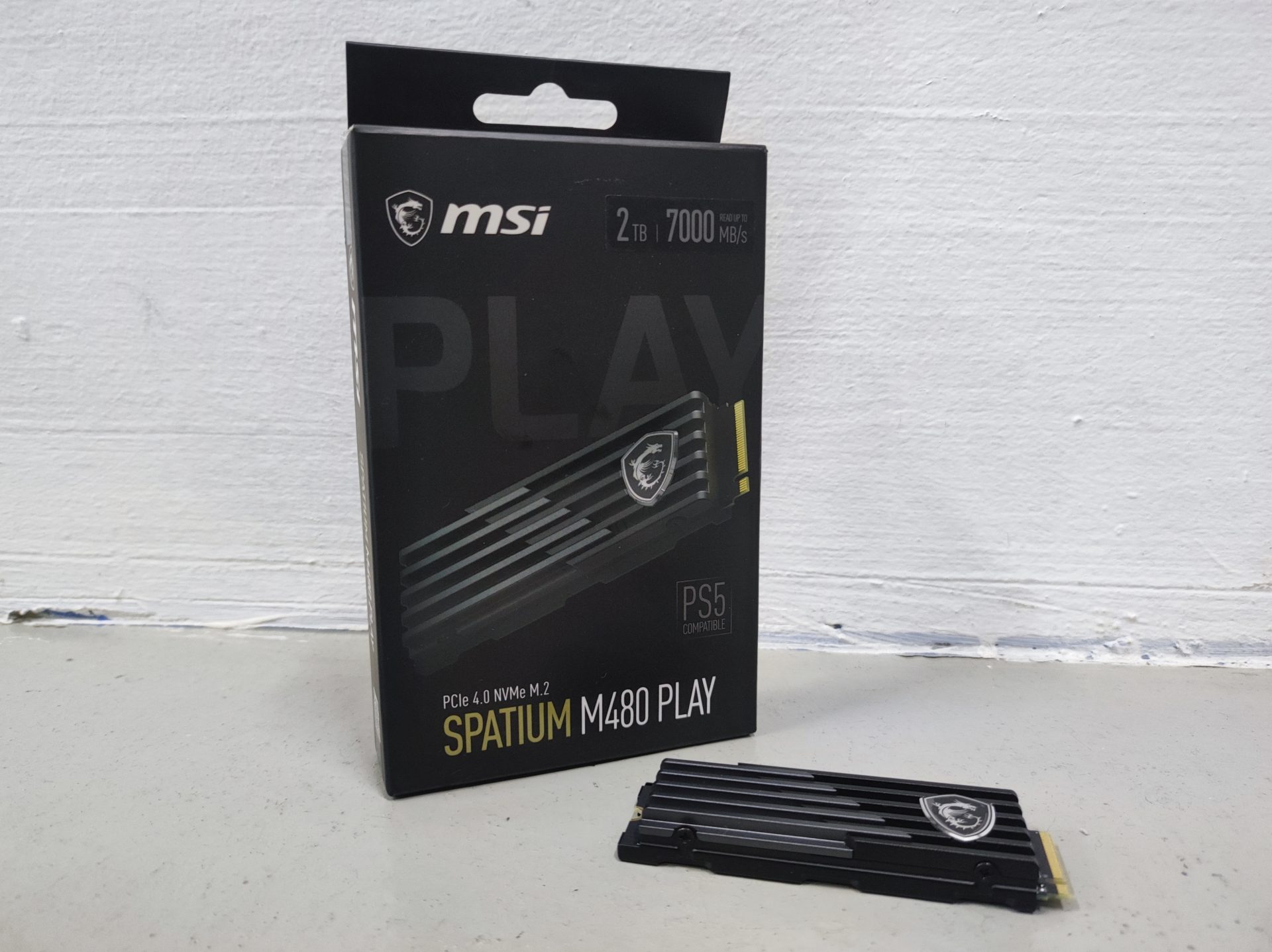 MSI - Disque dur SSD Spartium M480 - 1 To - PCI Express 4.0 X4 (NVME)