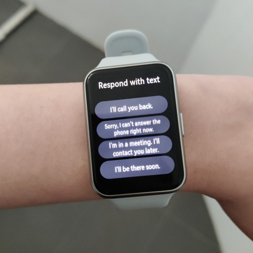 Huawei best sale watch messages