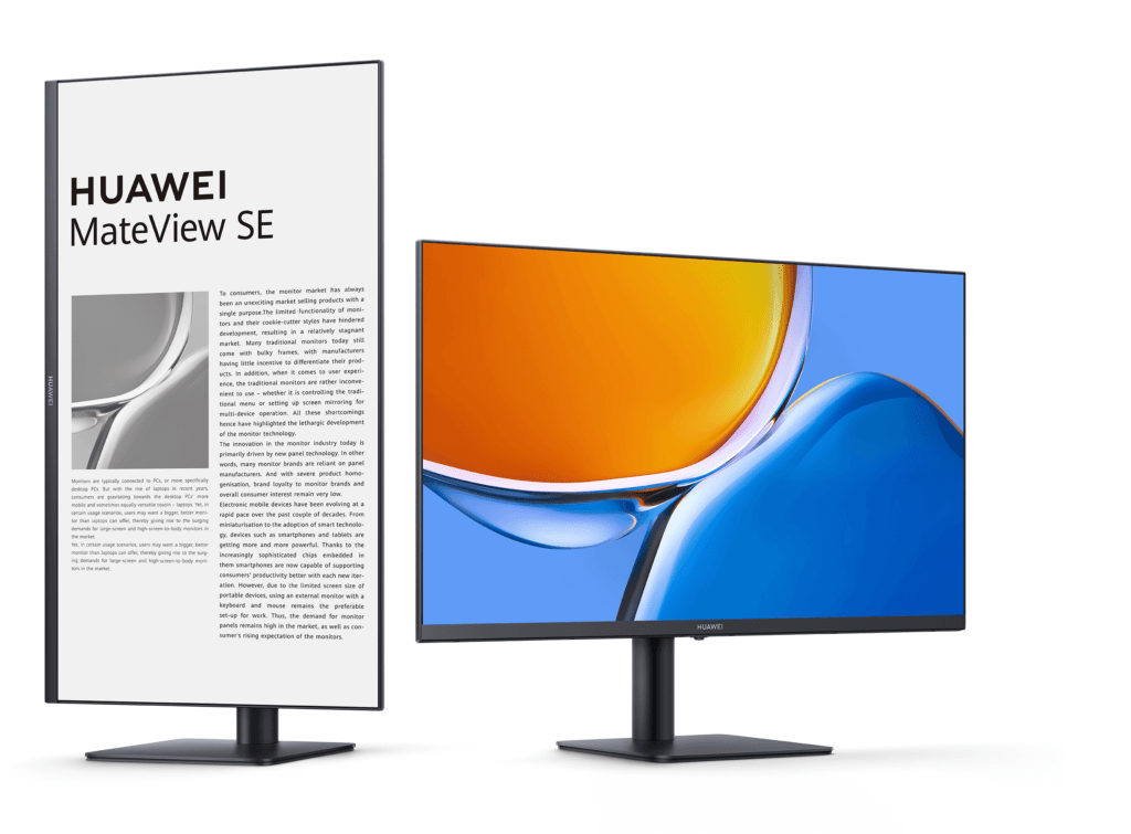 Huawei launches MateView and MateView GT monitors to the global market