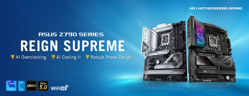 ASUS Launches Z790 Series Motherboards for 13th Gen Intel Core