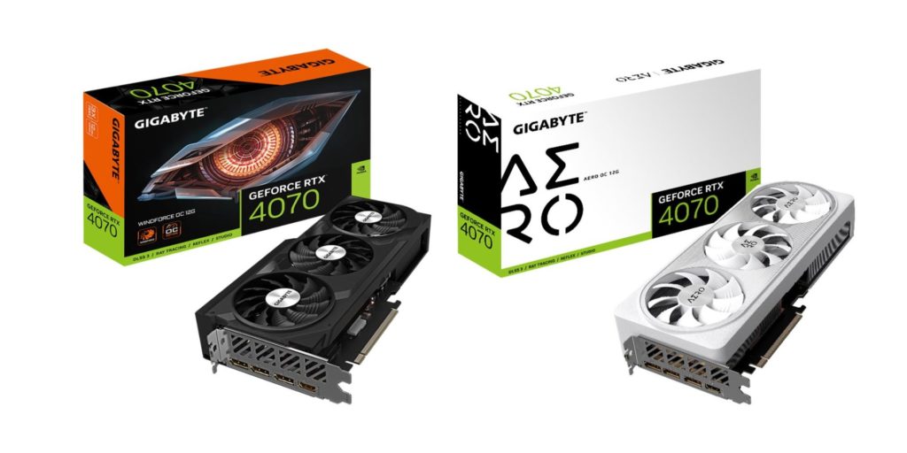 GIGABYTE GeForce RTX 4070 WINDFORCE OC AERO OC