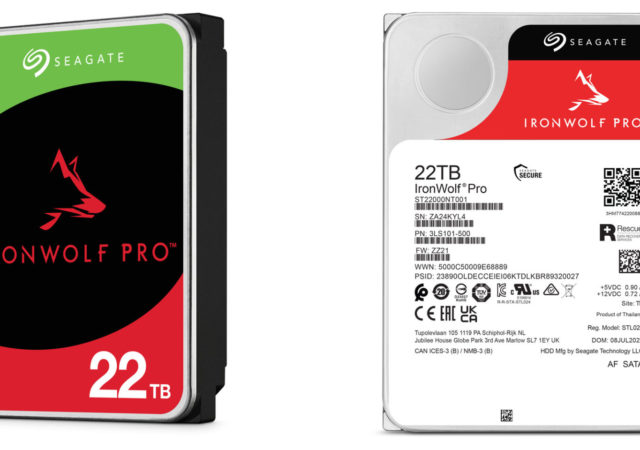 Seagate's new 22TB IronWolf Pro is the company's highest-capacity CMR HDD