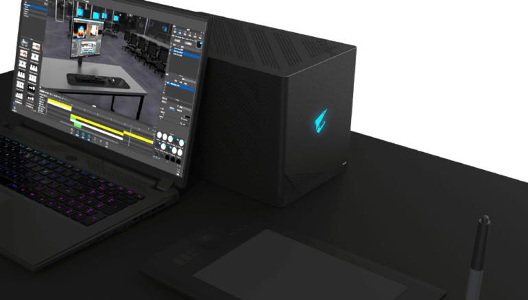 New RTX 4090 GAMING BOX eGPU by GIGABYTE AORUS with water cooling ...