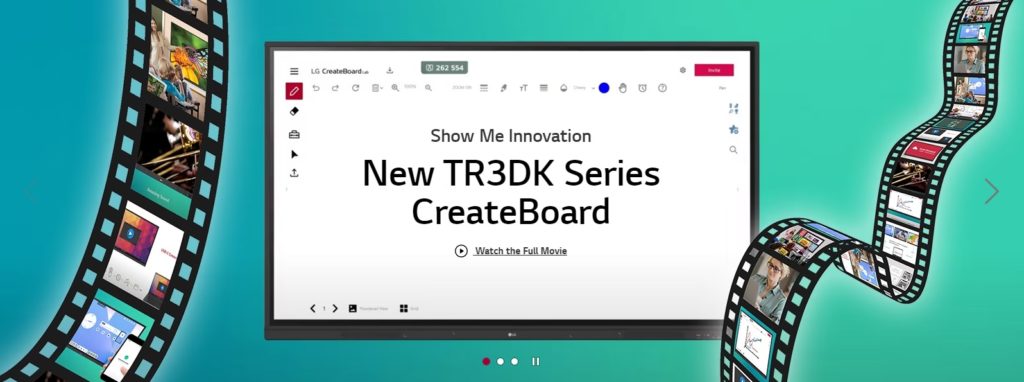 LG CreateBoard Banner