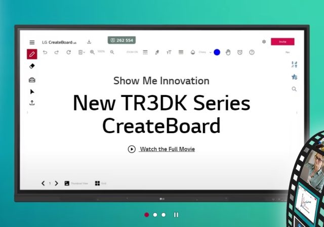 LG CreateBoard Banner