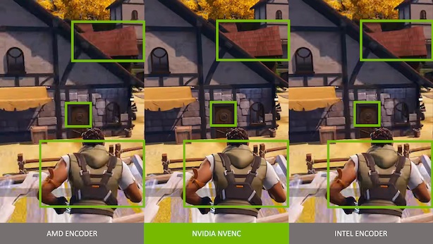 NVENC AV1 Encoding Comparison Side-by-Side