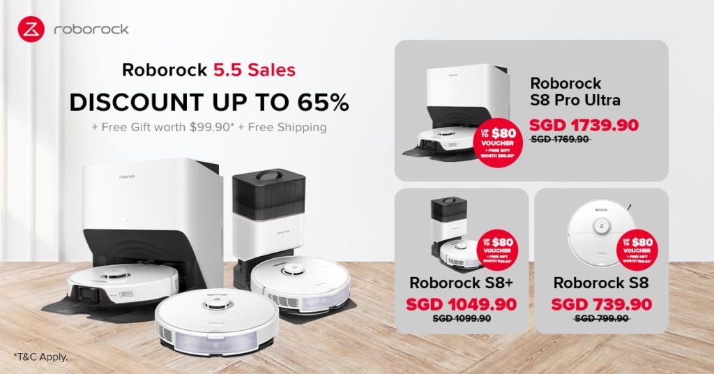 Roborock 5.5 Sales SG