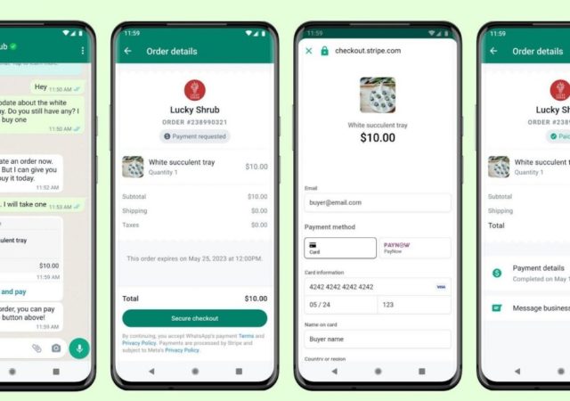 WhatsApp Singapore Direct Payment Feature 1