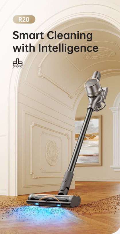 The NEW Dreame R20: Cordless Vacuum with Laser Detect Technology 