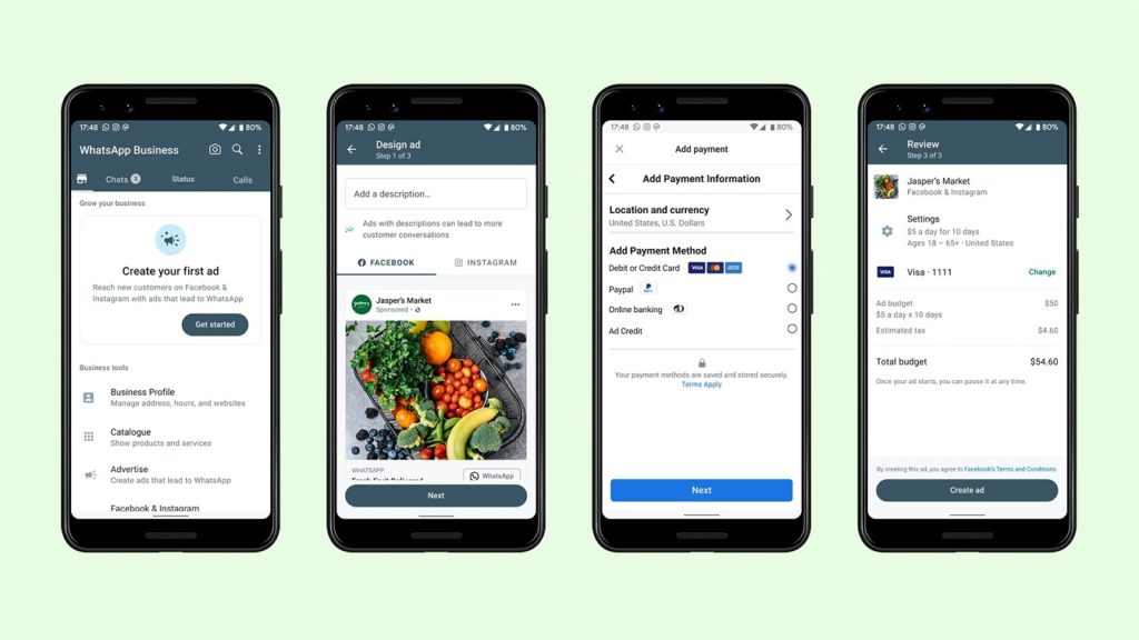 WhatsApp Business Ads Without FB Account 1