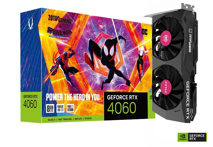 ZOTAC GAMING GeForce RTX 4060 OC SpiderMan