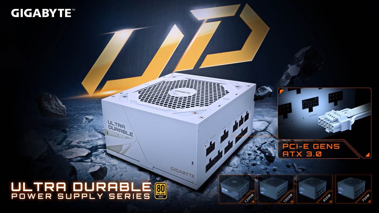 GIGABYTE UD850GM UD750GM PCIe 5.0 PSU