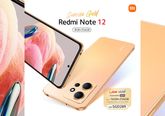 Redmi Note 12 Sunrise Gold Featured