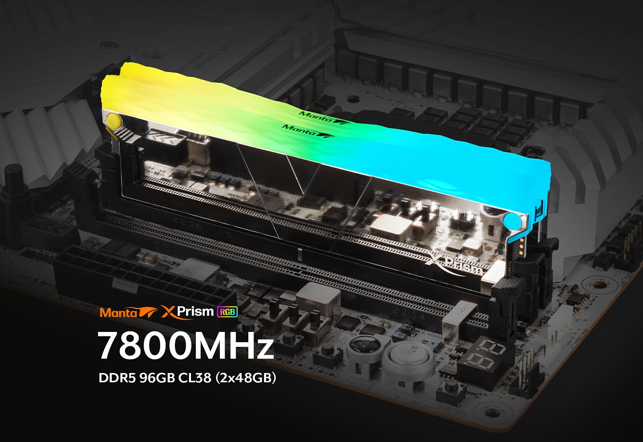 V-COLOR MANTA X PRISM 7800MHz 96GB 1