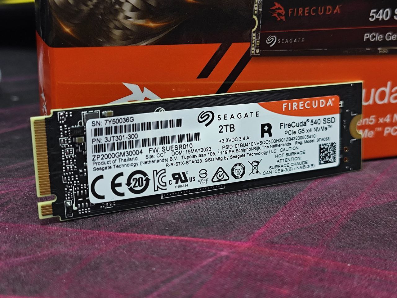 Seagate FireCuda 540 2TB PCIe Gen 5 SSD Review