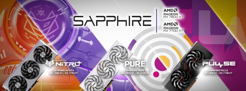 SAPPHIRE Radeon RX 7800 XT 7700 XT Multiple Series
