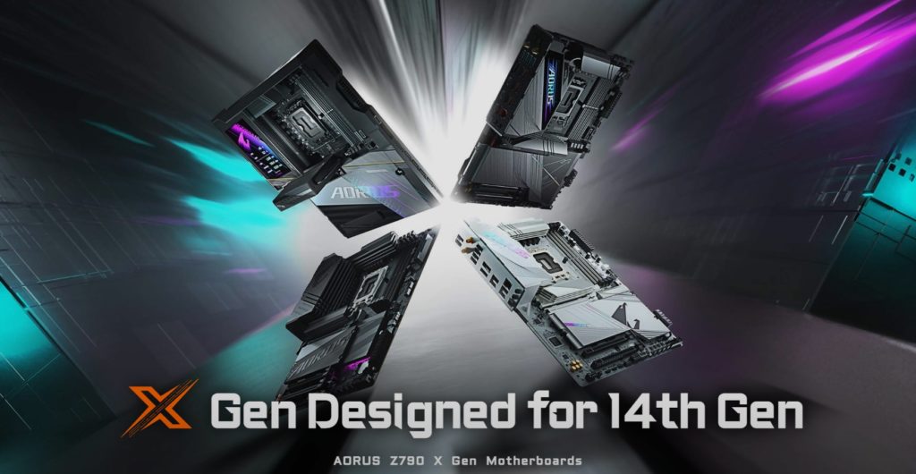 GIGABYTE AORUS Z790 X Gen for 14th Gen Intel