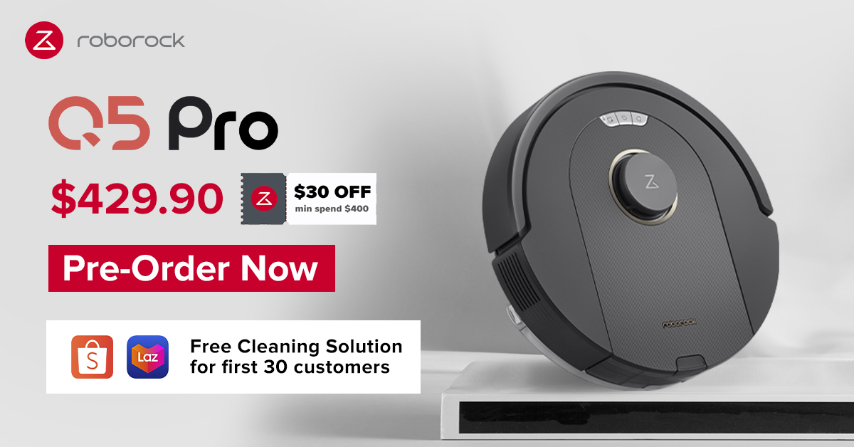 Roborock's new Q5 Pro and Dyad Air vacuum products arrives in Singapore;  Special 1-day sale happens tomorrow - The Tech Revolutionist