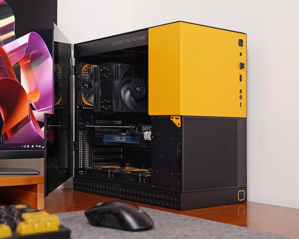 35L compact ATX case is the name of the game for Geometric Future's Model 4 King Arthur PC case