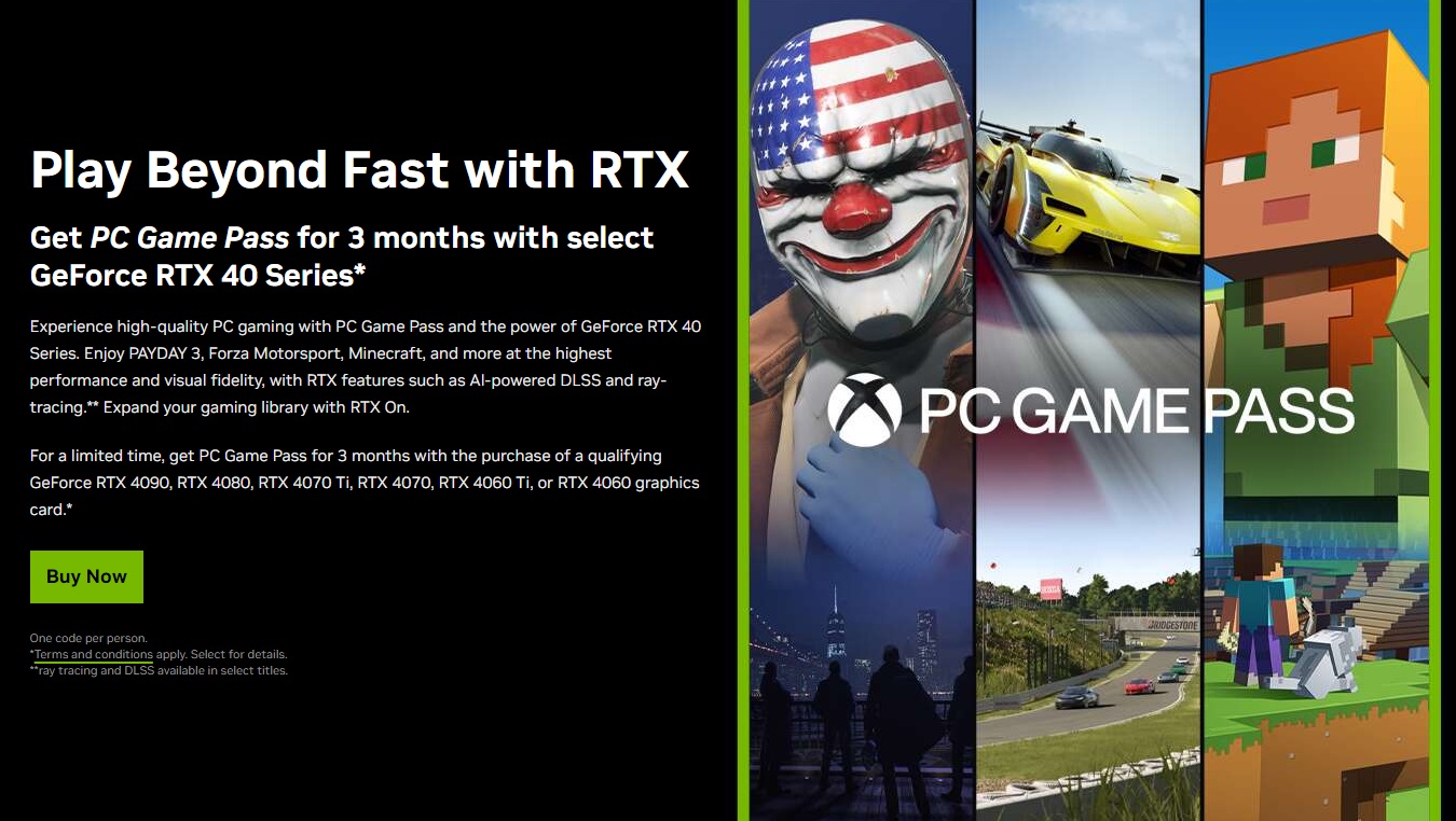 3 new title receiving DLSS this week while a brand new GeForce PC Game Pass Bundle is available