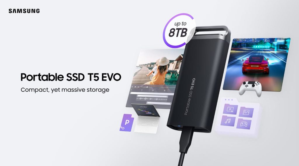 Samsung T5 EVO Portable SSD 1