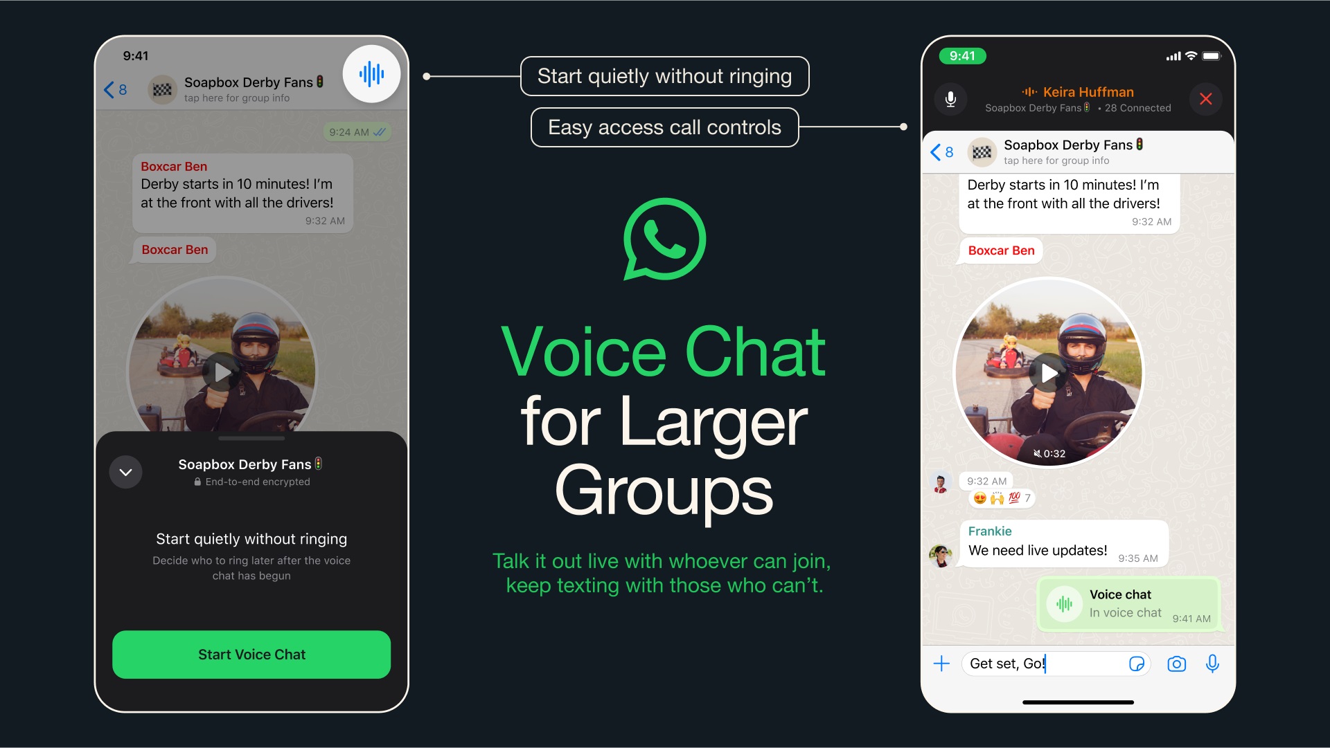 WhatsApp Large Group Calls