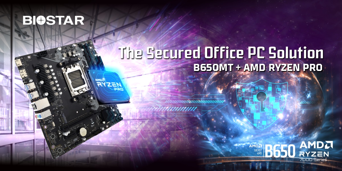 BIOSTAR B650MT + AMD Ryzen 5 PRO 7645 CPU Combo