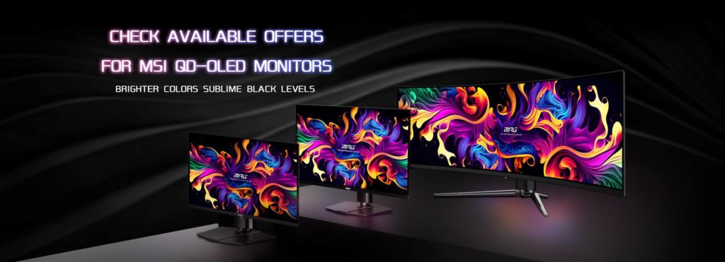 MSI Buy and Review QD-OLED Monitors Campaign