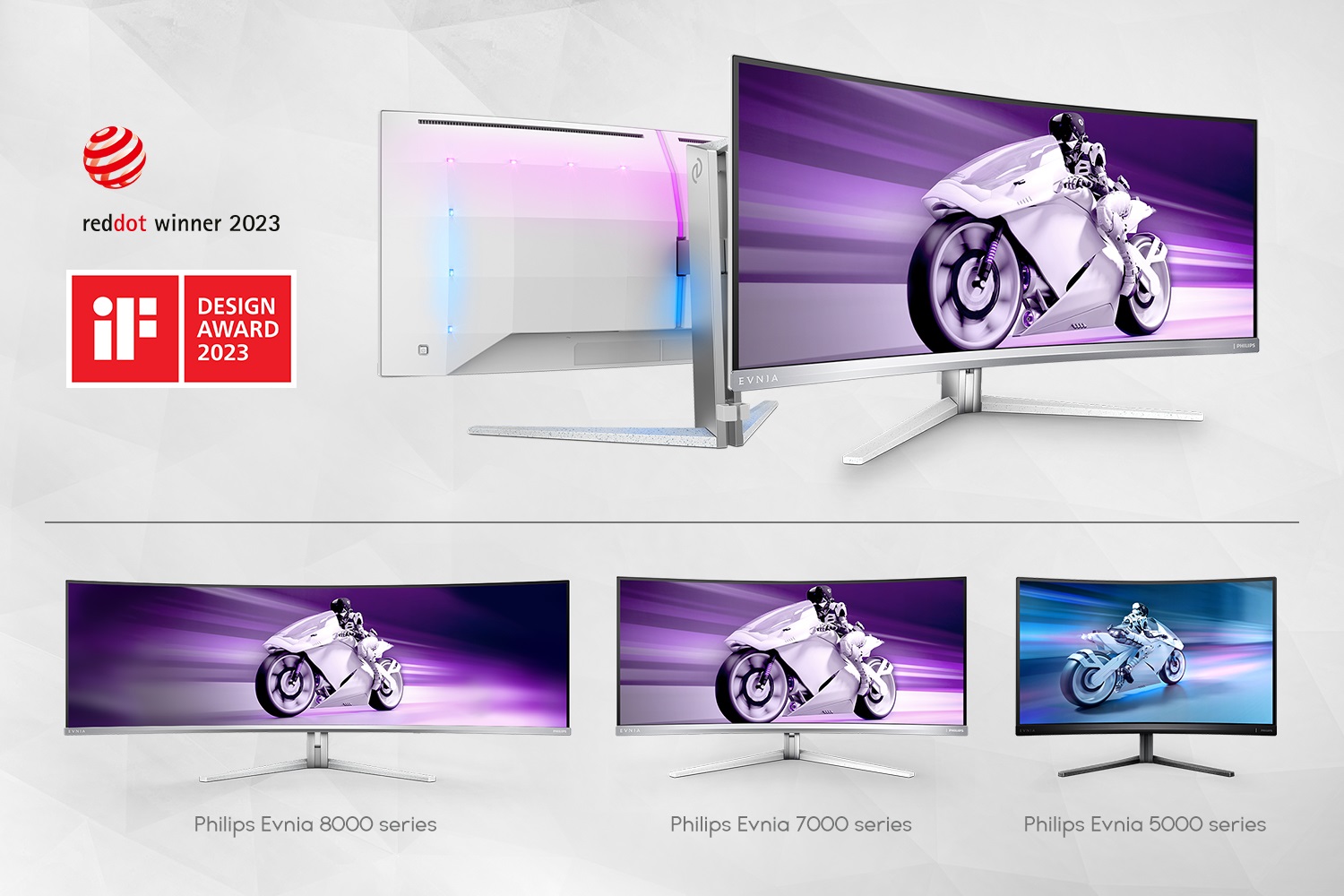 Philips Evnia Gaming Monitors Blessed With 2023 IF Design And Red Dot ...