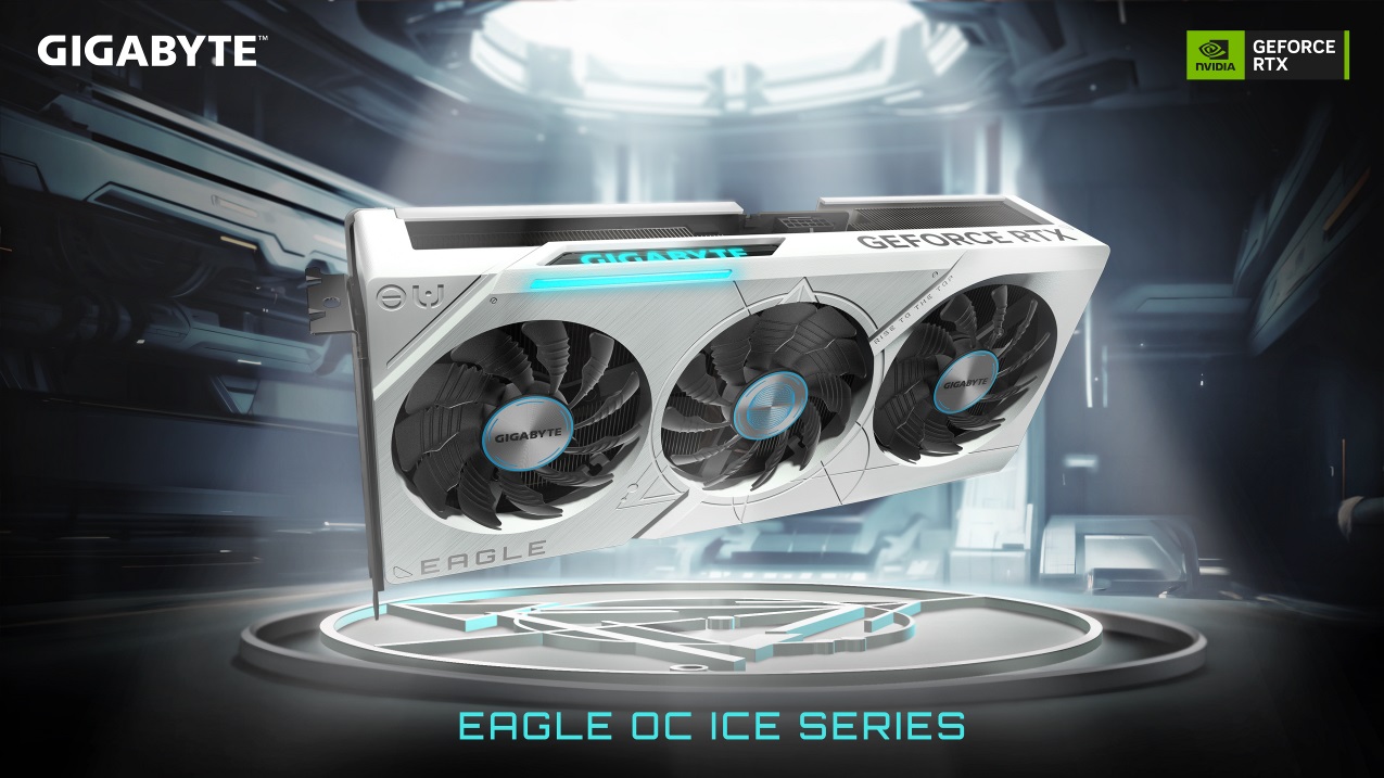 GIGABYTE GeForce RTX 40 Series EAGLE OC ICE 1