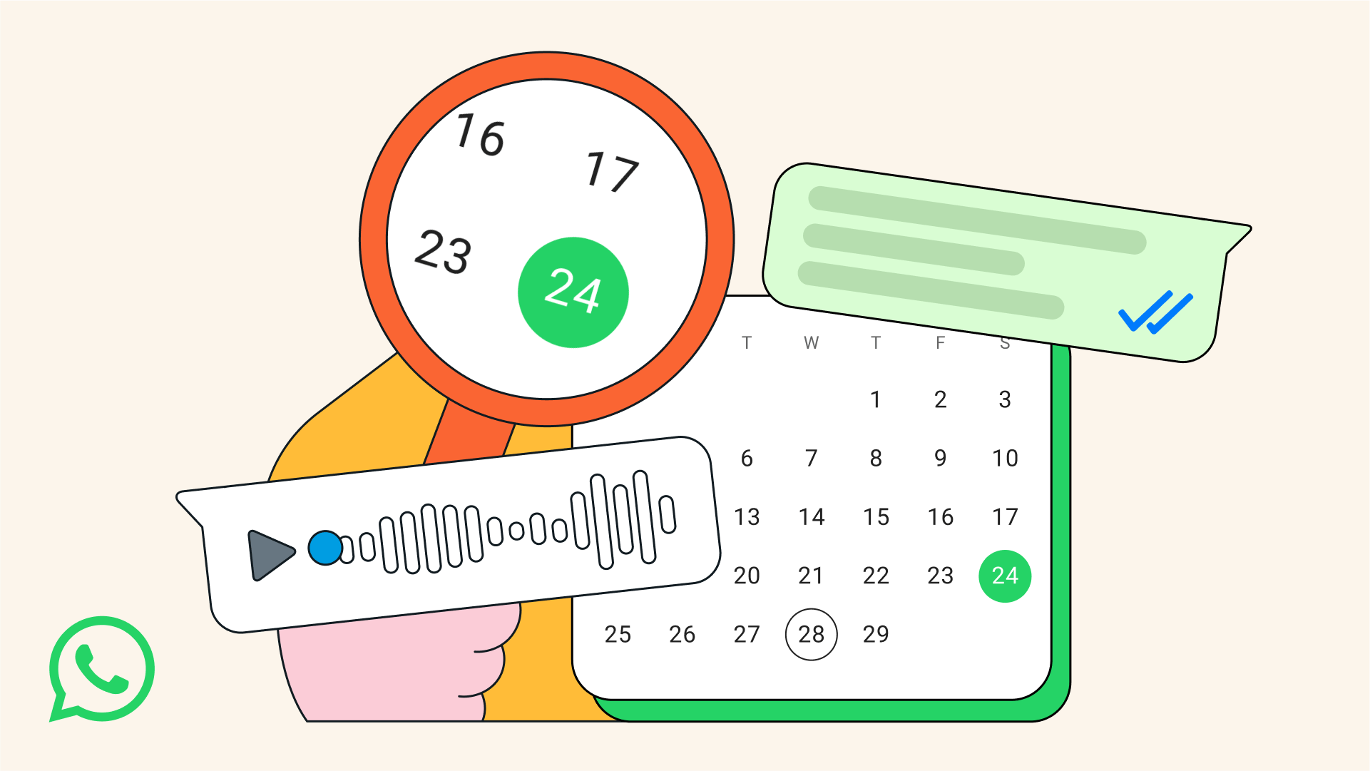 WhatsApp Search By Date Function