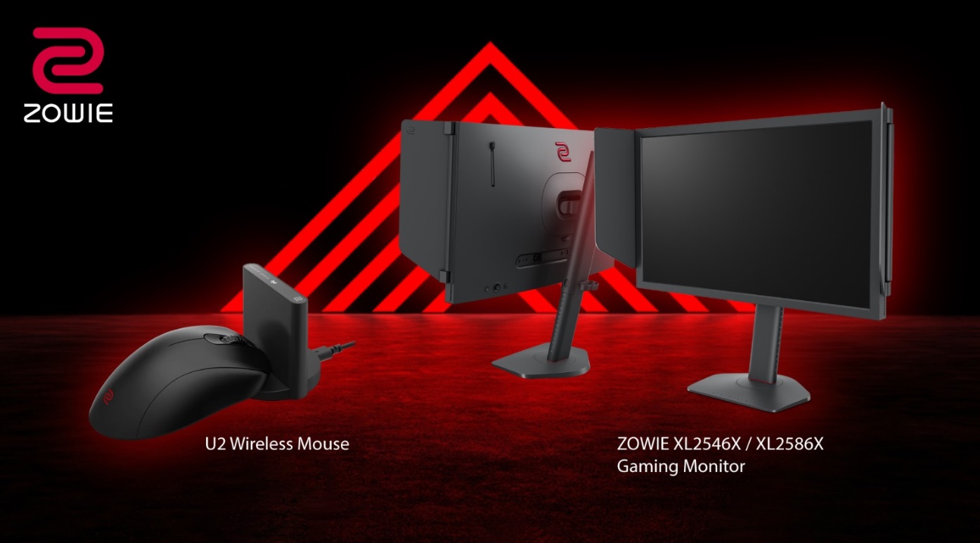 ZOWIE's new X-series gaming monitors and the U2 wireless mouse are 