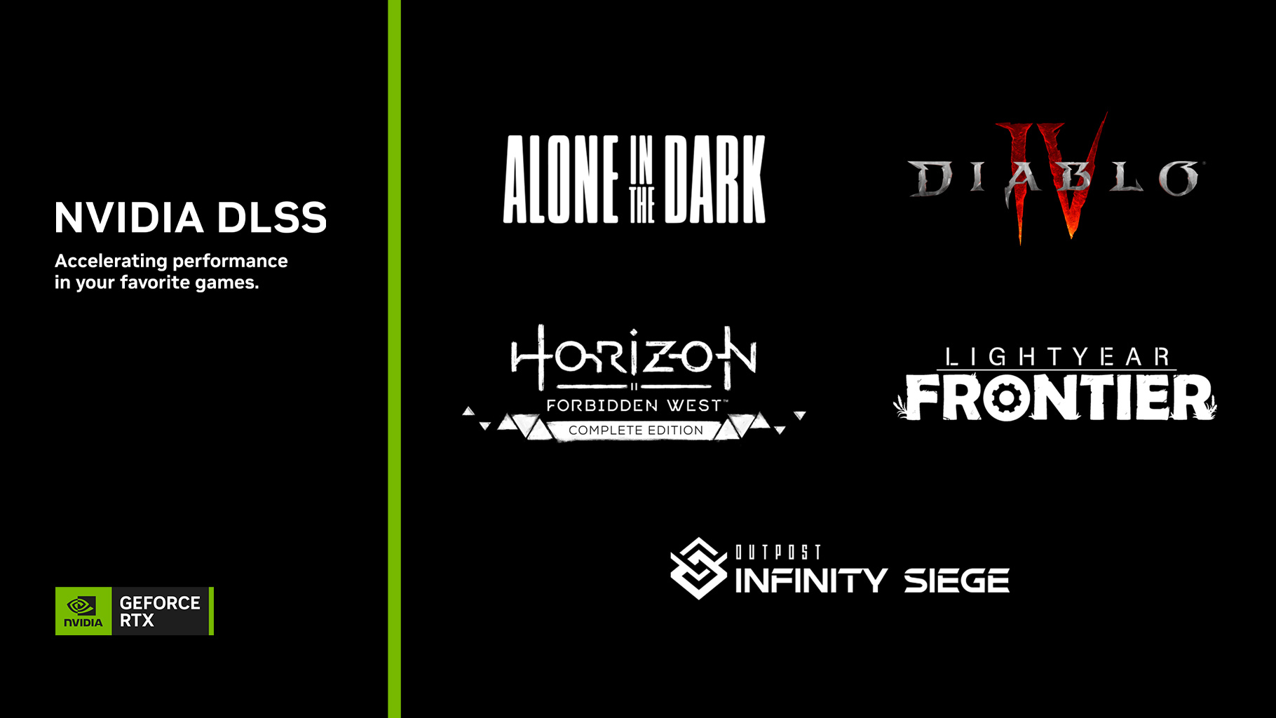 NVIDIA DLSS Diablo IV Outpost Infinity Siege and More