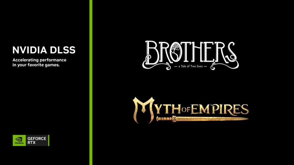 NVIDIA DLSS for Brothers: A TAle of Two Sons Remake Myth of Empires