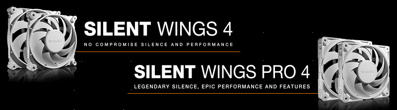 be quiet! Silent Wings 4 White Series