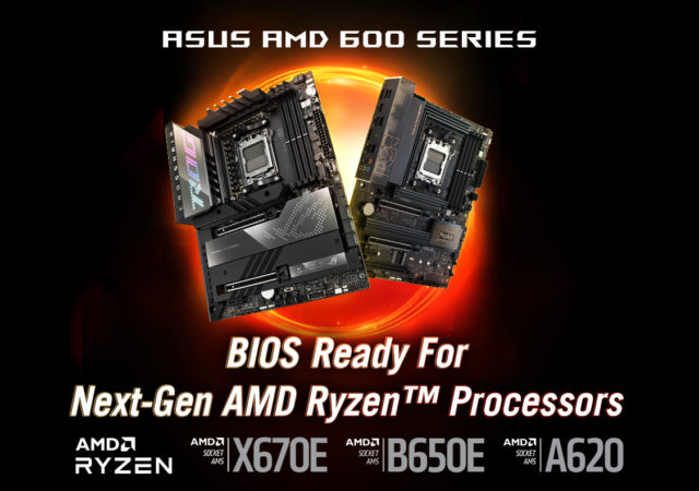 ASUS AMD 600 Series Motherboards BIOS Ready Next Gen Processors