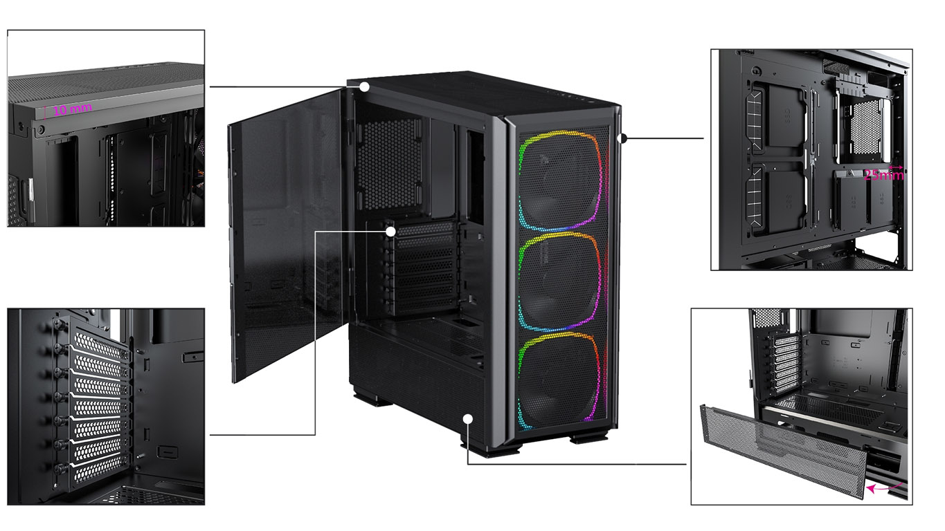 Newly enhanced MONTECH SKY TWO GX PC chassis launched from US$89 - The ...