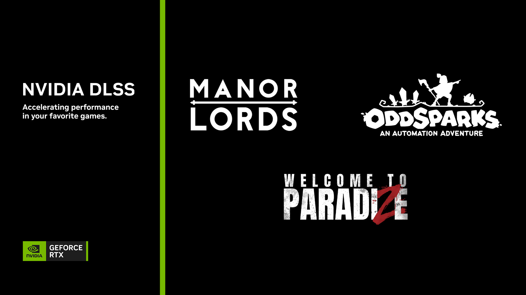 NVIDIA DLSS Manor's Lord