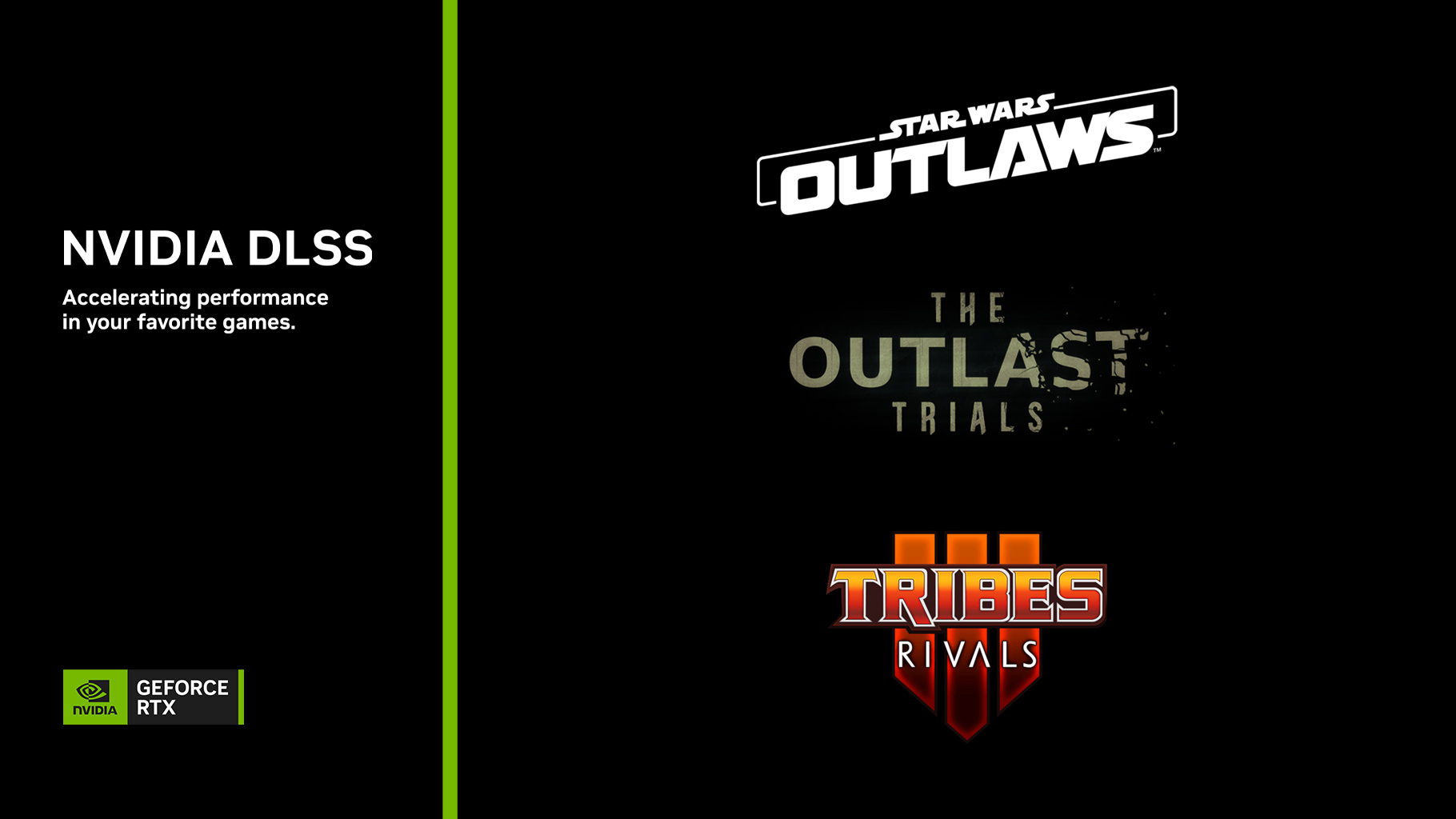NVIDIA DLSS Star Wars Outlaws and More