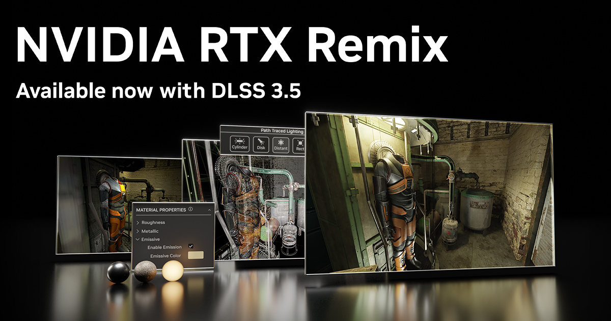 NVIDIA RTX Remix gets even more RTX with latest DLSS 3.5 + Ray ...